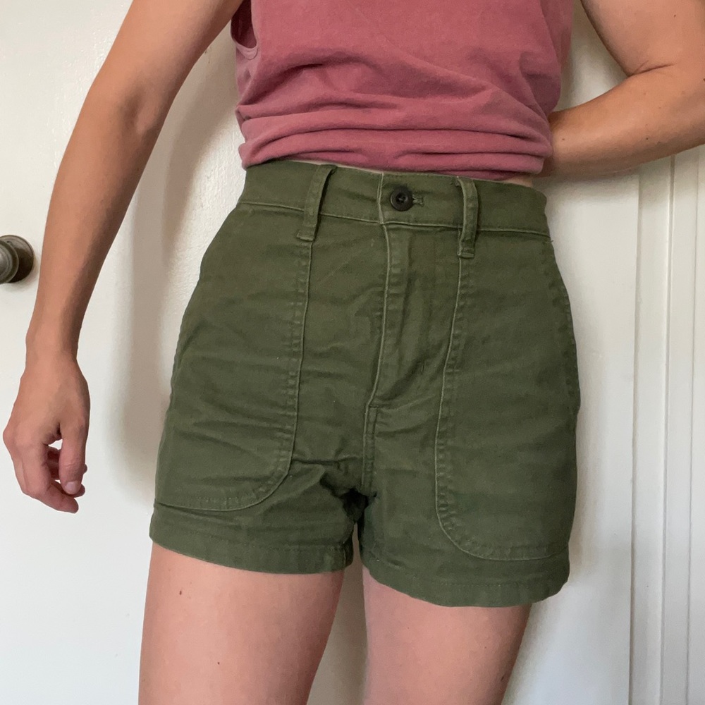 New Without Tags Madewell The Perfect Vintage Military shorts